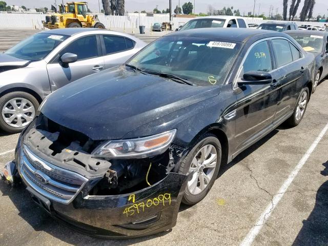 1FAHP2EW6CG104176 - 2012 FORD TAURUS SEL BLACK photo 2