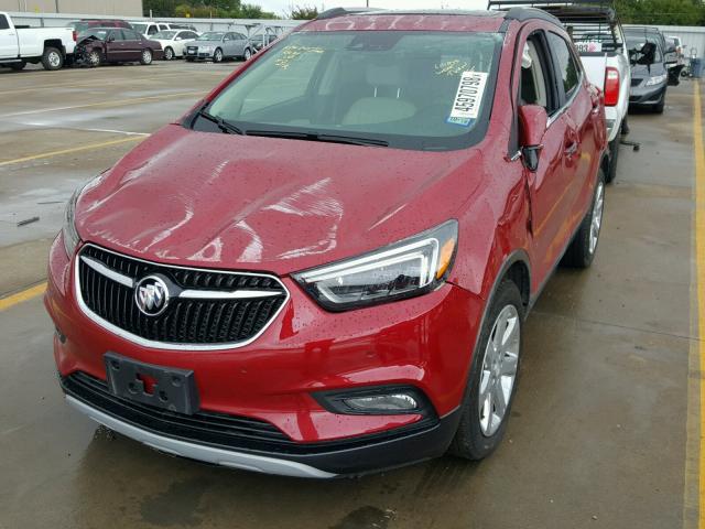 KL4CJDSB2HB241875 - 2017 BUICK ENCORE PRE RED photo 2