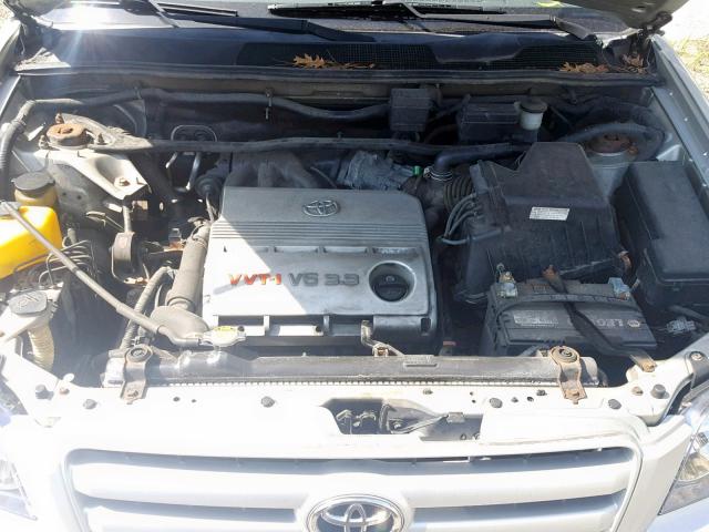 JTEEP21A050127709 - 2005 TOYOTA HIGHLANDER SILVER photo 7