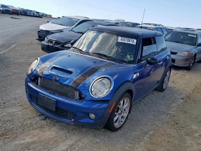 WMWMF73567TL89734 - 2007 MINI COOPER S BLUE photo 2