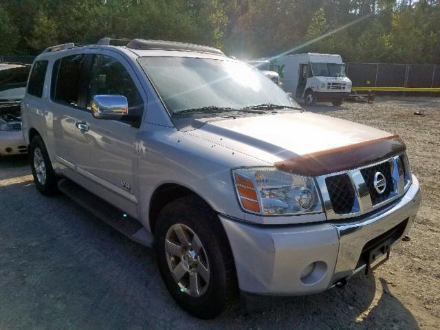 5N1BA08C57N710069 - 2007 NISSAN ARMADA SE SILVER photo 1