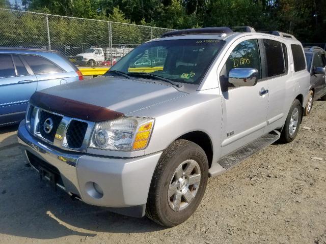 5N1BA08C57N710069 - 2007 NISSAN ARMADA SE SILVER photo 2