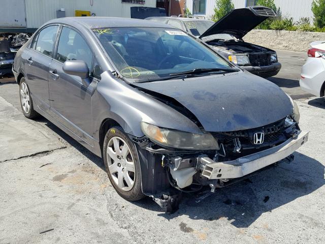 2HGFA16539H348501 - 2009 HONDA CIVIC LX CHARCOAL photo 1