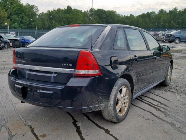 1G1ZT64824F184838 - 2004 CHEVROLET MALIBU MAX შავი ფოტო 4