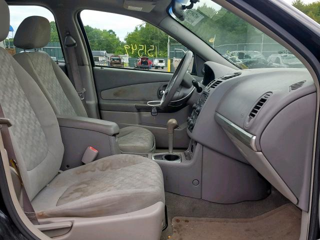 1G1ZT64824F184838 - 2004 CHEVROLET MALIBU MAX შავი ფოტო 5