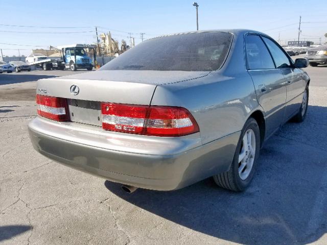 JT8BF28G6Y5101173 - 2000 LEXUS ES 300 GRAY photo 4