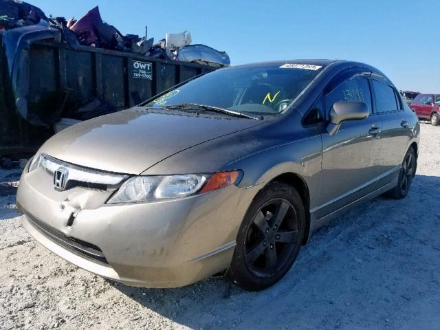 2HGFA16948H333099 - 2008 HONDA CIVIC EXL Qəhvəyi foto 2