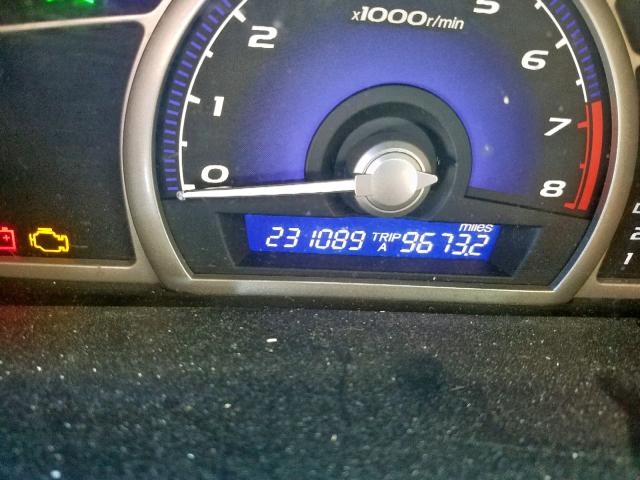 2HGFA16948H333099 - 2008 HONDA CIVIC EXL Qəhvəyi foto 8