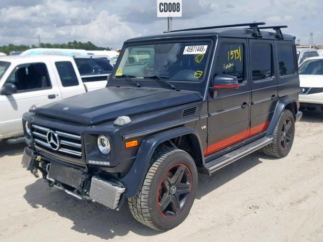 WDCYC3KFXHX276941 - 2017 MERCEDES-BENZ G 550 BLACK photo 2