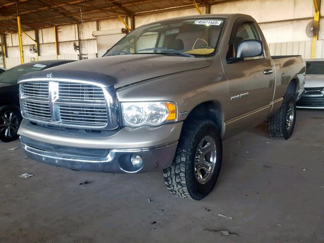 1D7HU16DX5J567718 - 2005 DODGE RAM 1500 S GOLD photo 2