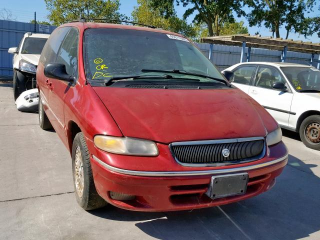 1C4GP64L2VB376969 - 1997 CHRYSLER TOWN & COU RED photo 1