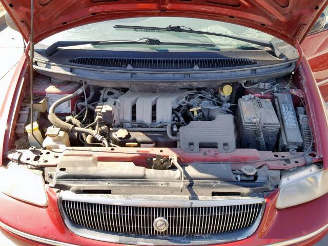 1C4GP64L2VB376969 - 1997 CHRYSLER TOWN & COU RED photo 7