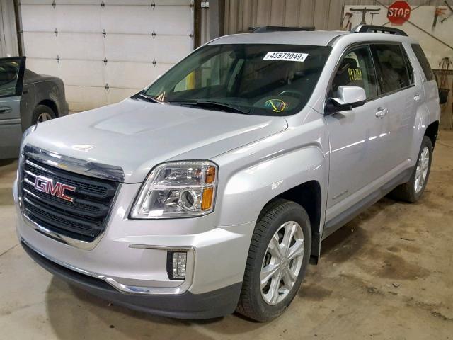 2GKFLTEKXH6179846 - 2017 GMC TERRAIN SL SILVER photo 2