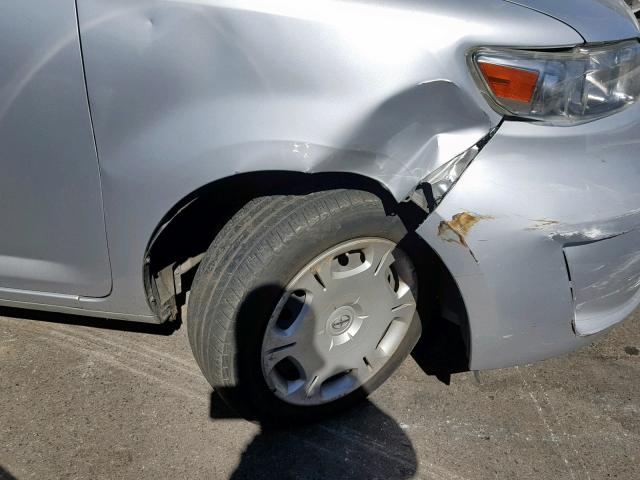 JTLKE50EX91063671 - 2009 TOYOTA SCION XB ვერცხლისფერი ფოტო 9