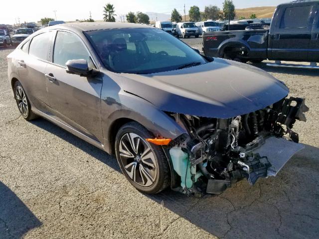 19XFC1F3XHE202615 - 2017 HONDA CIVIC EX GRAY photo 1