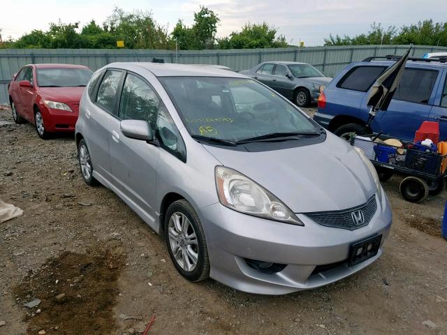 JHMGE8H56BC000793 - 2011 HONDA FIT SPORT SILVER photo 1