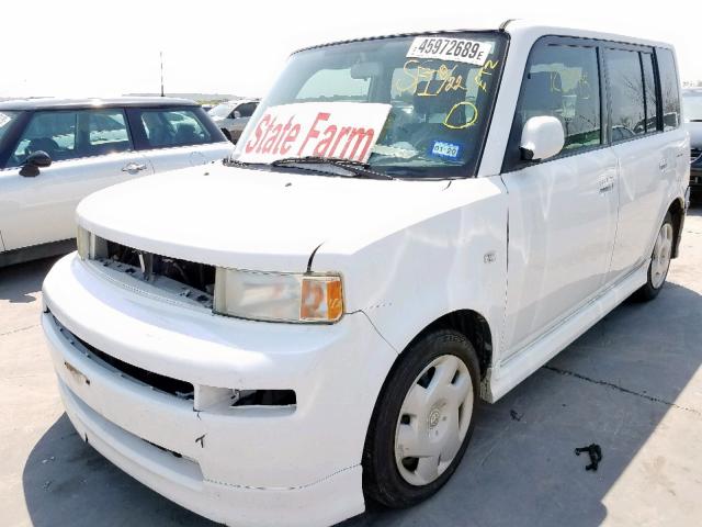 JTLKT324X40150841 - 2004 TOYOTA SCION XB თეთრი ფოტო 2