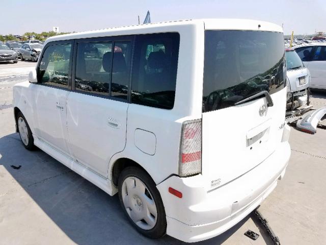 JTLKT324X40150841 - 2004 TOYOTA SCION XB თეთრი ფოტო 3