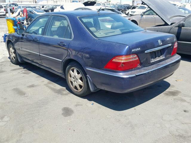 JH4KA96542C003691 - 2002 ACURA 3.5RL PURPLE photo 3