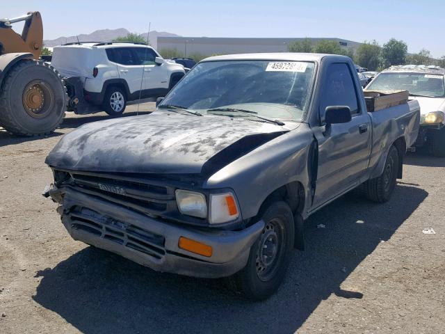 JT4RN81A7M5121275 - 1991 TOYOTA PICKUP 1/2 GRAY photo 2