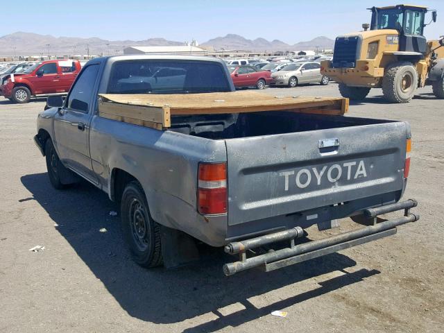 JT4RN81A7M5121275 - 1991 TOYOTA PICKUP 1/2 GRAY photo 3