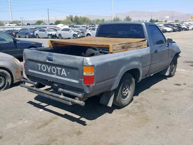 JT4RN81A7M5121275 - 1991 TOYOTA PICKUP 1/2 GRAY photo 4