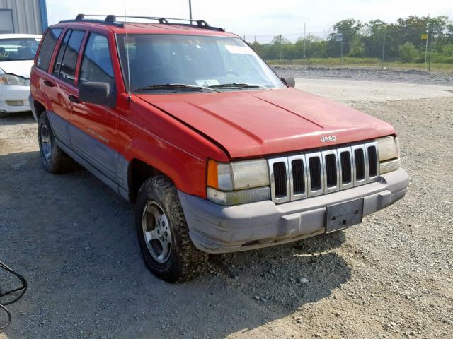 1J4GZ58S3TC350761 - 1996 JEEP GRAND CHER RED photo 1