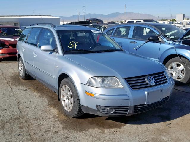 WVWWH63B52E006692 - 2002 VOLKSWAGEN PASSAT GLX BLUE photo 1