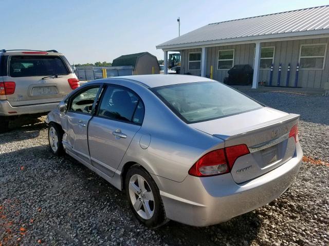 2HGFA16699H325670 - 2009 HONDA CIVIC LX-S ვერცხლისფერი ფოტო 3