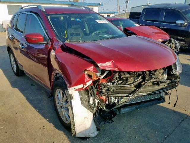 5N1AT2MT8JC757820 - 2018 NISSAN ROGUE S RED photo 1