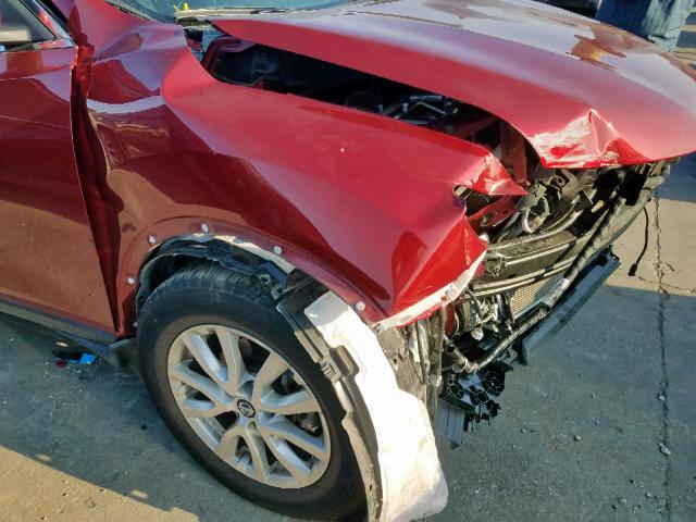 5N1AT2MT8JC757820 - 2018 NISSAN ROGUE S RED photo 9