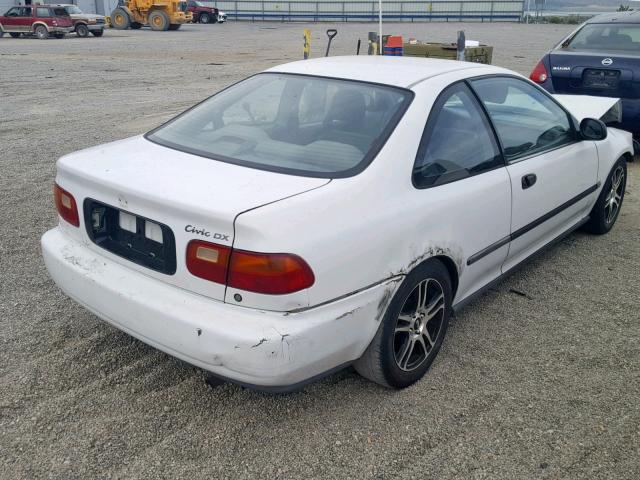 2HGEJ2122SH553912 - 1995 HONDA CIVIC DX WHITE photo 4