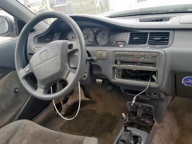 2HGEJ2122SH553912 - 1995 HONDA CIVIC DX WHITE photo 9