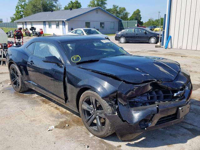 2G1FE1E37C9113306 - 2012 CHEVROLET CAMARO LS BLACK photo 1