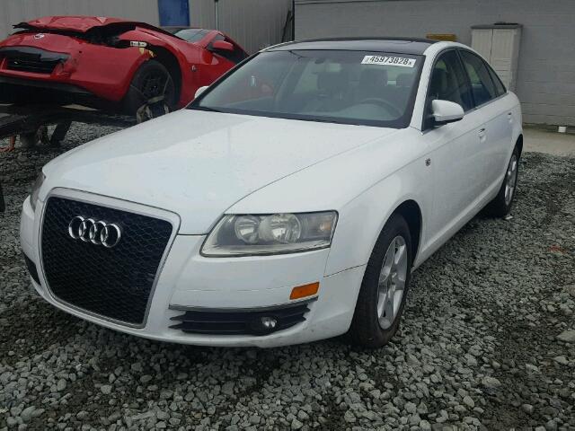 WAUAH74F47N111343 - 2007 AUDI A6 3.2 WHITE photo 2