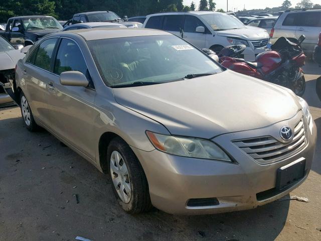 4T1BE46K97U021227 - 2007 TOYOTA CAMRY NEW GOLD photo 1