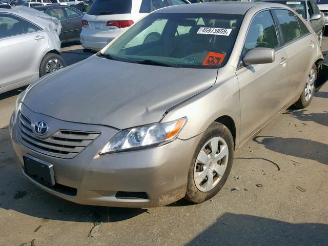 4T1BE46K97U021227 - 2007 TOYOTA CAMRY NEW GOLD photo 2