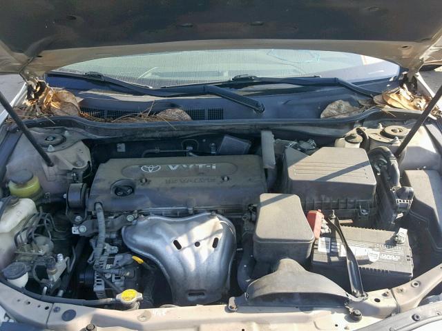 4T1BE46K97U021227 - 2007 TOYOTA CAMRY NEW GOLD photo 7
