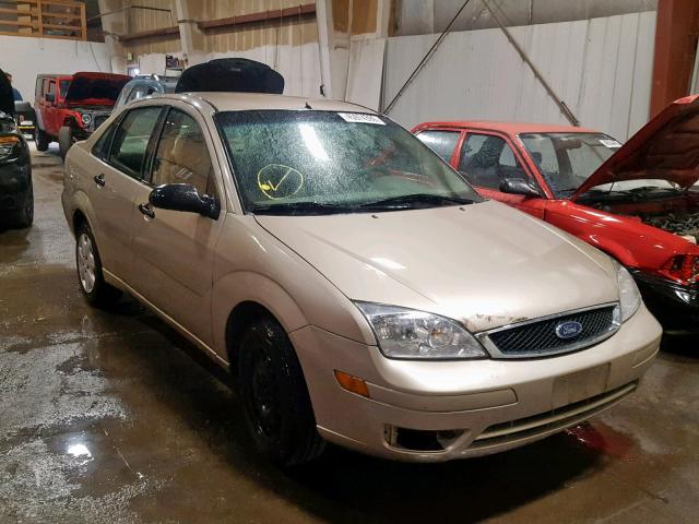 1FAHP34N26W143873 - 2006 FORD FOCUS ZX4 TAN photo 1