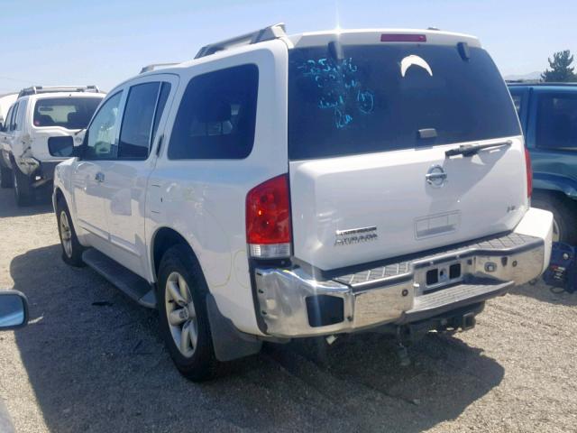 5N1AA08A24N706938 - 2004 NISSAN ARMADA SE WHITE photo 3