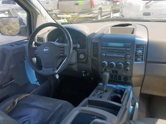 5N1AA08A24N706938 - 2004 NISSAN ARMADA SE WHITE photo 9