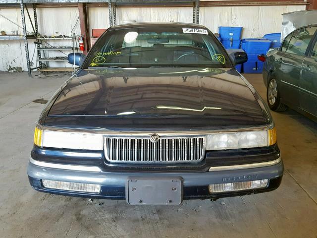 2MECM75W0NX624623 - 1992 MERCURY GRAND MARQ BLUE photo 9