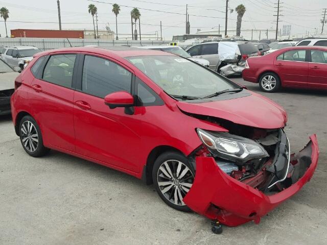 JHMGK5H76GS000444 - 2016 HONDA FIT EX RED photo 1