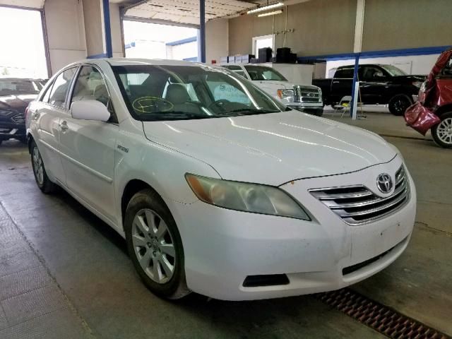 4T1BB46K29U073570 - 2009 TOYOTA CAMRY HYBR WHITE photo 1