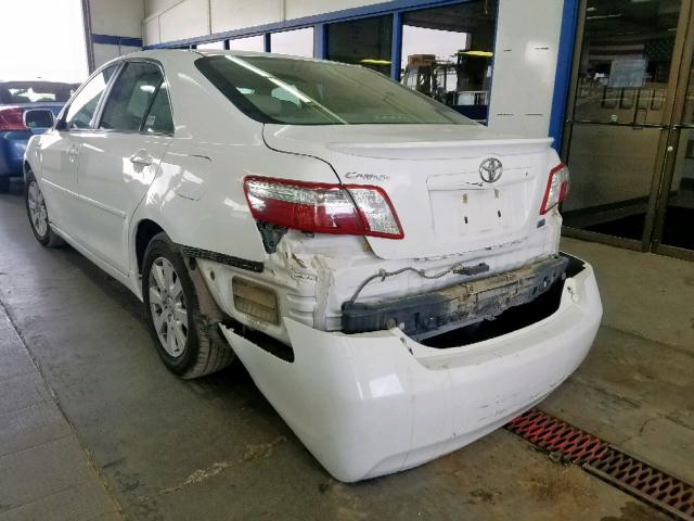 4T1BB46K29U073570 - 2009 TOYOTA CAMRY HYBR WHITE photo 3