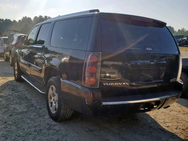 1GKFK66827J286690 - 2007 GMC YUKON XL D BLACK photo 3