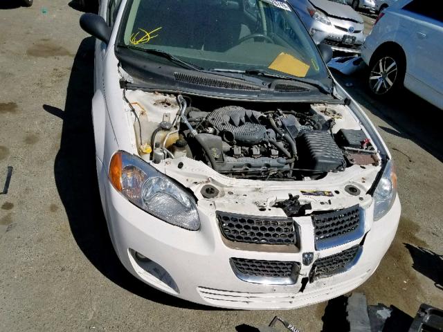 1B3EL76R84N403889 - 2004 DODGE STRATUS R/ WHITE photo 9