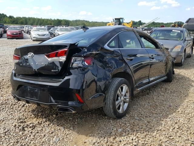 5NPE34AF9JH598536 - 2018 HYUNDAI SONATA SPO BLACK photo 4