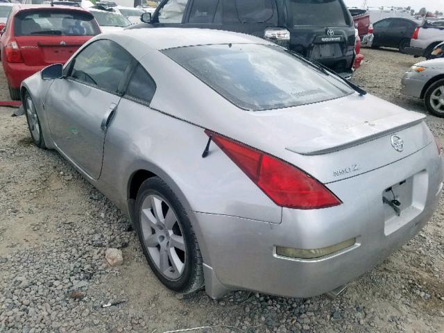 JN1AZ34EX4T063616 - 2004 NISSAN 350Z COUPE SILVER photo 3