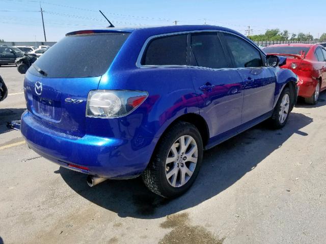 JM3ER293070145772 - 2007 MAZDA CX-7 BLUE photo 4